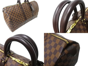 LOUIS VUITTON ルイヴィトン ダミエ キーポル50 ボストンバッグ N41427 コーティングキャンバス ブラウン 美品 中古 66490