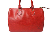 Load image into Gallery viewer, Louis Vuitton ルイヴィトン スピーディ 25 エピ レザー ミニ ボストンバッグ ハンドバッグ カスティリアンレッド M43017 美品 中古 66494