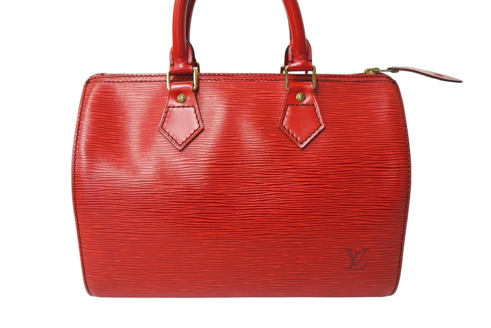 Louis Vuitton ルイヴィトン スピーディ 25 エピ レザー ミニ ボストンバッグ ハンドバッグ カスティリアンレッド M43017 美品  中古 66494 – Casanova Vintage