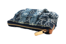 画像をギャラリービューアに読み込む, 極美品 LOUIS VUITTON ルイヴィトン トゥルースレイエ ポーチ M95335 モノグラム デニム ゴールド金具 小物入れ 中古 66495