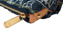 画像をギャラリービューアに読み込む, 極美品 LOUIS VUITTON ルイヴィトン トゥルースレイエ ポーチ M95335 モノグラム デニム ゴールド金具 小物入れ 中古 66495