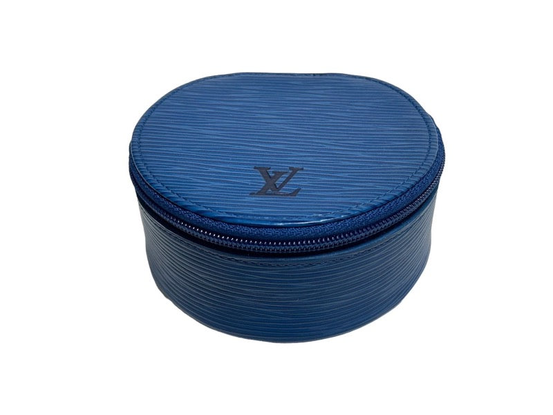 ルイ・ヴィトン エピレザー ケース ネイビー LOUIS VUITTON ルイヴィトン エピレザー パスケース トレドブルー