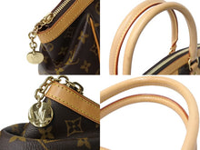 画像をギャラリービューアに読み込む, 極美品 LOUIS VUITTON ルイヴィトン ティヴォリPM ハンドバッグ M40143 モノグラム PVC レザー ブラウン ゴールド金具 中古 66499