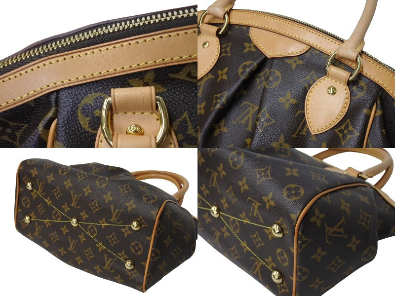 極美品 LOUIS VUITTON ルイヴィトン ティヴォリPM ハンドバッグ M40143 モノグラム PVC レザー ブラウン ゴールド金具 中古  66499 – Casanova Vintage