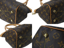 画像をギャラリービューアに読み込む, 極美品 LOUIS VUITTON ルイヴィトン ティヴォリPM ハンドバッグ M40143 モノグラム PVC レザー ブラウン ゴールド金具 中古 66499