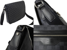 画像をギャラリービューアに読み込む, LOUIS VUITTON ルイヴィトン ダニエルMM ショルダーバッグ N58029 ダミエグラフィット ブラック シルバー金具 美品 中古 66509