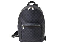 Load image into Gallery viewer, 極美品 LOUIS VUITTON ルイヴィトン グラフィット ジョッシュ リュック バックパック ブラック N40365 シルバー金具 中古 66511