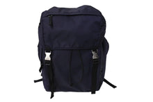 画像をギャラリービューアに読み込む, 極美品 PRADA プラダ リュック バックパック 2VZ062 トライアングルロゴ ナイロン ネイビー シルバー金具 中古 66513