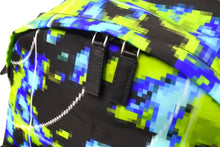 画像をギャラリービューアに読み込む, 新品同様 PRADA プラダ リュック デイパック バックパック レーダー ブラック グリーン 2VZ066 シルバー金具 中古 66514