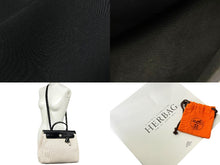 Load image into Gallery viewer, HERMES エルメス エールバッグPM ショルダーバッグ ハンドバッグ □F刻印 2WAY トワルオフィシエ トワルアッシュ 美品 中古 66517