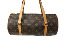 Load image into Gallery viewer, 極美品 LOUIS VUITTON ルイヴィトン パピヨン26 ハンドバッグ M51366 モノグラム PVC レザー ブラウン ゴールド金具 中古 66518