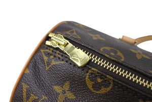 極美品 LOUIS VUITTON ルイヴィトン パピヨン26 ハンドバッグ M51386 モノグラム PVC レザー ブラウン ゴールド金具 中古 66518