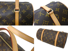 Load image into Gallery viewer, 極美品 LOUIS VUITTON ルイヴィトン パピヨン26 ハンドバッグ M51366 モノグラム PVC レザー ブラウン ゴールド金具 中古 66518
