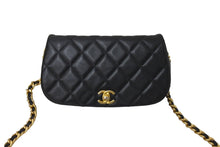 画像をギャラリービューアに読み込む, 極美品 CHANEL シャネル マトラッセ チェーンショルダーバッグ 31番台 ラムスキン ブラック マッドゴールド金具 中古 66520