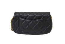 画像をギャラリービューアに読み込む, 極美品 CHANEL シャネル マトラッセ チェーンショルダーバッグ 31番台 ラムスキン ブラック マッドゴールド金具 中古 66520