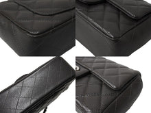 Load image into Gallery viewer, 極美品 CHANEL シャネル ショルダーバッグ ミニマトラッセ ソフトキャビア チェーンショルダー 17番台 17cm グレー シルバー金具 中古 66530