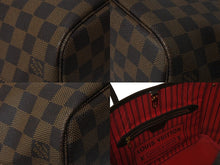 画像をギャラリービューアに読み込む, LOUIS VUITTON ルイ ヴィトン ネヴァーフルPM トートバッグ N51109 ダミエ エベヌ キャンバス ブラウン 美品 中古 66531