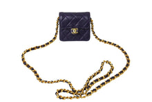 画像をギャラリービューアに読み込む, 極美品 CHANEL シャネル ミニ マトラッセ チェーン ショルダーバッグ 1番台 パープル ゴールド ラムスキン ゴールド金具 ココマーク 中古 66533