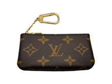 画像をギャラリービューアに読み込む, Louis Vuitton ルイヴィトン モノグラム ポシェットクレ コインケース M62650 PVCコーティングキャンバス ブラウン 美品 中古 66537