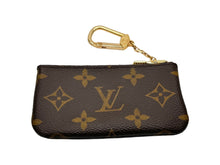 画像をギャラリービューアに読み込む, Louis Vuitton ルイヴィトン モノグラム ポシェットクレ コインケース M62650 PVCコーティングキャンバス ブラウン 美品 中古 66537