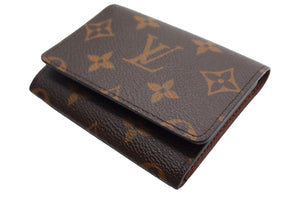 極美品 LOUIS VUITTON ルイヴィトン アンヴェロップ・カルト ドゥ ヴィジット カードケース M63801 モノグラム 中古 66539