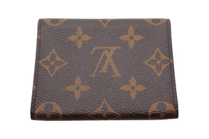 極美品 LOUIS VUITTON ルイヴィトン アンヴェロップ・カルト ドゥ ヴィジット カードケース M63801 モノグラム 中古 66539