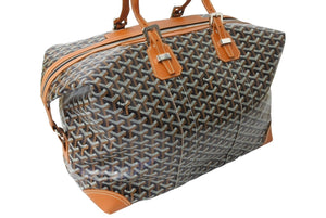 極美品 GOYARD ゴヤール ボストンバッグ バックボーイング45 ブラウン ロゴ 旅行バッグ 中古 66543