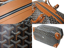 Load image into Gallery viewer, 極美品 GOYARD ゴヤール ボストンバッグ バックボーイング45 ブラウン ロゴ 旅行バッグ 中古 66543