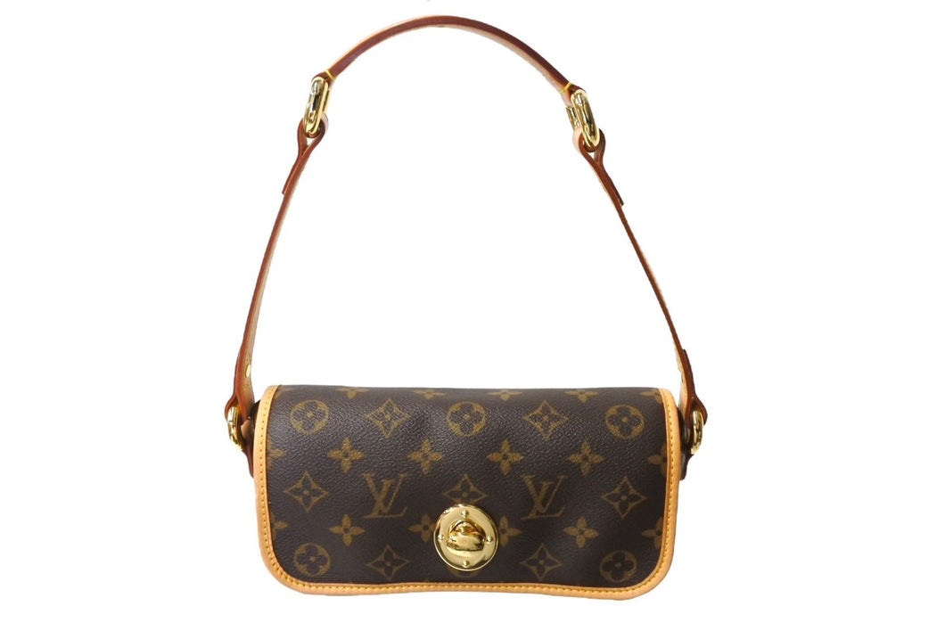 LouisVuitton ルイヴィトン ティカルPM ワンショルダーバッグ M40078 PVCコーティングキャンバス ブラウン ゴールド 美品 中古 66546