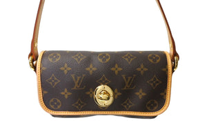 LouisVuitton ルイヴィトン ティカルPM ワンショルダーバッグ M40078 PVCコーティングキャンバス ブラウン ゴールド 美品 中古 66546