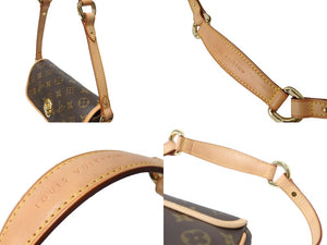 LouisVuitton ルイヴィトン ティカルPM ワンショルダーバッグ M40078 PVCコーティングキャンバス ブラウン ゴールド 美品 中古 66546