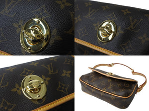 LouisVuitton ルイヴィトン ティカルPM ワンショルダーバッグ M40078 PVCコーティングキャンバス ブラウン ゴールド 美品 中古 66546