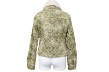 画像をギャラリービューアに読み込む, LOUIS VUITTON ルイヴィトン 村上隆 カモフラ モノグラム デニムジャケット サイズ38 2008aw RW082W コットン カーキ 美品 中古 66562