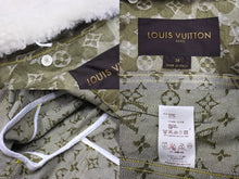 画像をギャラリービューアに読み込む, LOUIS VUITTON ルイヴィトン 村上隆 カモフラ モノグラム デニムジャケット サイズ38 2008aw RW082W コットン カーキ 美品 中古 66562