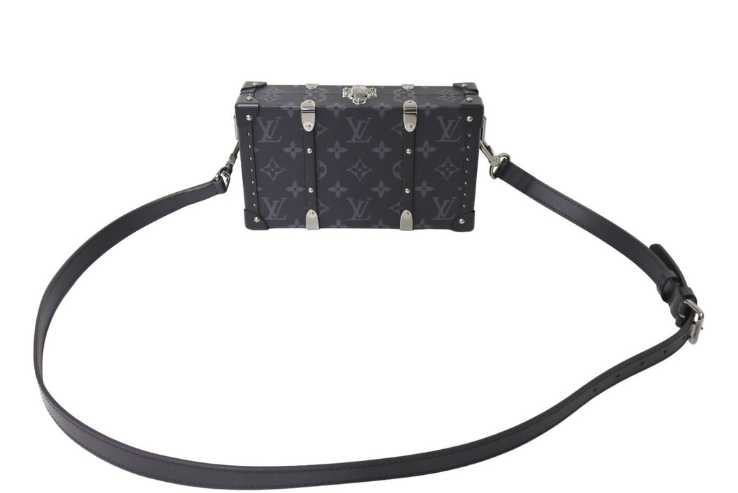 極美品 LouisVuitton ルイヴィトン ネオ ウォレット トランク ショルダーバッグ クラッチバッグ M20954 モノグラムエクリプス 中古 66567