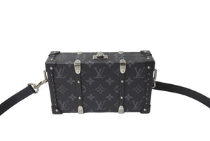 極美品 LouisVuitton ルイヴィトン ネオ ウォレット トランク ショルダーバッグ クラッチバッグ M20954 モノグラムエクリプス 中古 66567