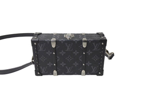 極美品 LouisVuitton ルイヴィトン ネオ ウォレット トランク ショルダーバッグ クラッチバッグ M20954 モノグラムエクリプス 中古 66567