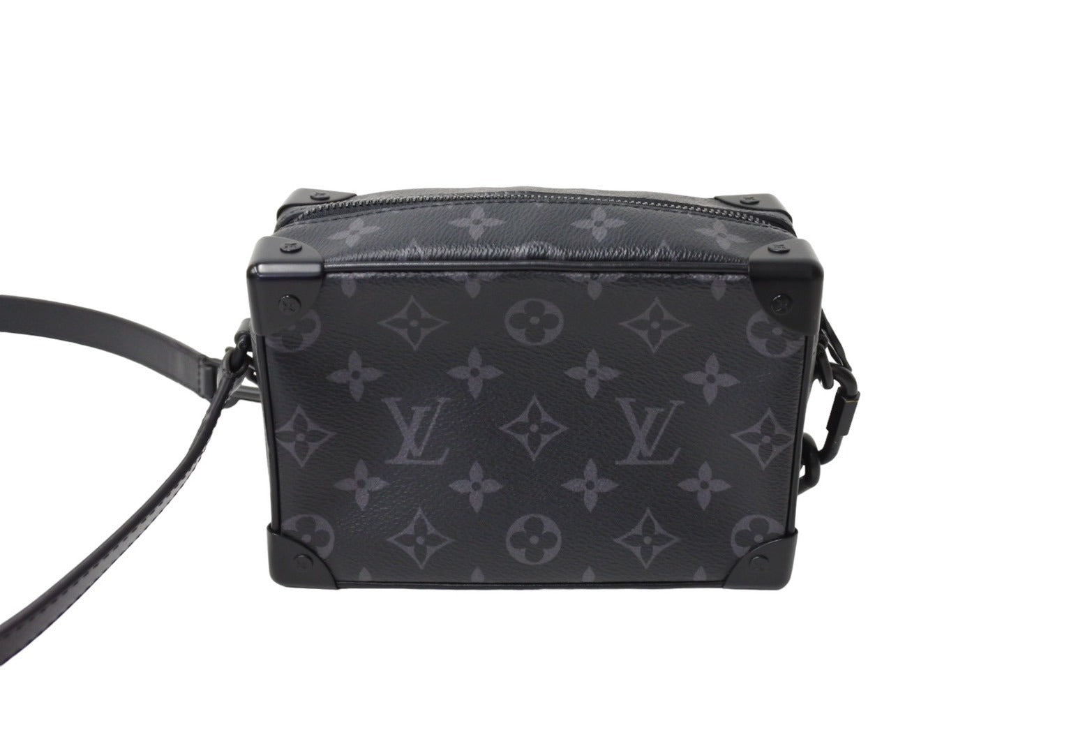 LouisVuitton ルイヴィトン モノグラム エクリプス ミニソフトトランク ショルダーバッグ M44735 ブラック 美品 中古 66571  – Casanova Vintage