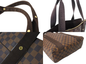 LouisVuitton ルイヴィトン カバボブール トートバッグ N52006 ダミエPVCコーティングキャンバス ブラウン 美品 中古 66572