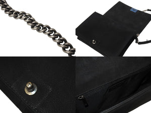 CHANEL Boy Chanel Large Chain Shoulder No. 18 Caviar Skin Antique Black Good Condition Used 66576