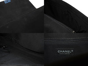 CHANEL Boy Chanel Large Chain Shoulder No. 18 Caviar Skin Antique Black Good Condition Used 66576