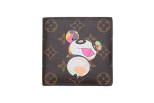Load image into Gallery viewer, LOUIS VUITTON ルイ ヴィトン × 村上隆 コラボ 二つ折り財布 M61666 ポルトフォイユマルコ モノグラムパンダ 美品 中古 66577