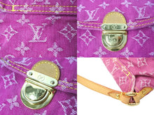 画像をギャラリービューアに読み込む, LOUIS VUITTON ルイヴィトン ミニプリーティ ショルダーバッグ M95216 フューシャ モノグラムデニムキャンバス 美品 中古 66579
