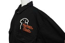 画像をギャラリービューアに読み込む, HUMAN MADE ヒューマンメイド ワークジャケット JAPAN製 コットン ブラック ホワイト オレンジ サイズXL 美品 中古 66585