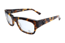 画像をギャラリービューアに読み込む, ChromeHearts クロムハーツ メガネ BLUE BALLZ 51□22-135 BSフレア プラスチック ブラウン イエロー シルバー金具 美品 中古 66598