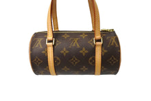 Load image into Gallery viewer, 新品同様 LOUIS VUITTON ルイヴィトン ハンドバッグ ミニパピヨン19 モノグラム ブラウン M51389 ゴールド金具 中古 66601