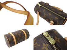 Load image into Gallery viewer, 新品同様 LOUIS VUITTON ルイヴィトン ハンドバッグ ミニパピヨン19 モノグラム ブラウン M51389 ゴールド金具 中古 66601