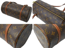 Load image into Gallery viewer, 極美品 LOUIS VUITTON ルイヴィトン モノグラム パピヨン26 ハンドバッグ ブラウン ロゴ 手持ち 鞄 M51386 美品 中古 66610