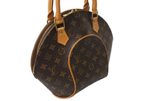 画像をギャラリービューアに読み込む, 極美品 LOUIS VUITTON ルイヴィトン ハンドバッグ M51127 エリプスPM モノグラムキャンバス ブラウン ゴールド金具 中古 66611
