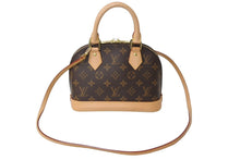画像をギャラリービューアに読み込む, LOUIS VUITTON ルイヴィトン アルマBB ハンドバッグ M53152 ショルダー 2WAY モノグラムキャンバス PVC レザー 美品 中古 66612